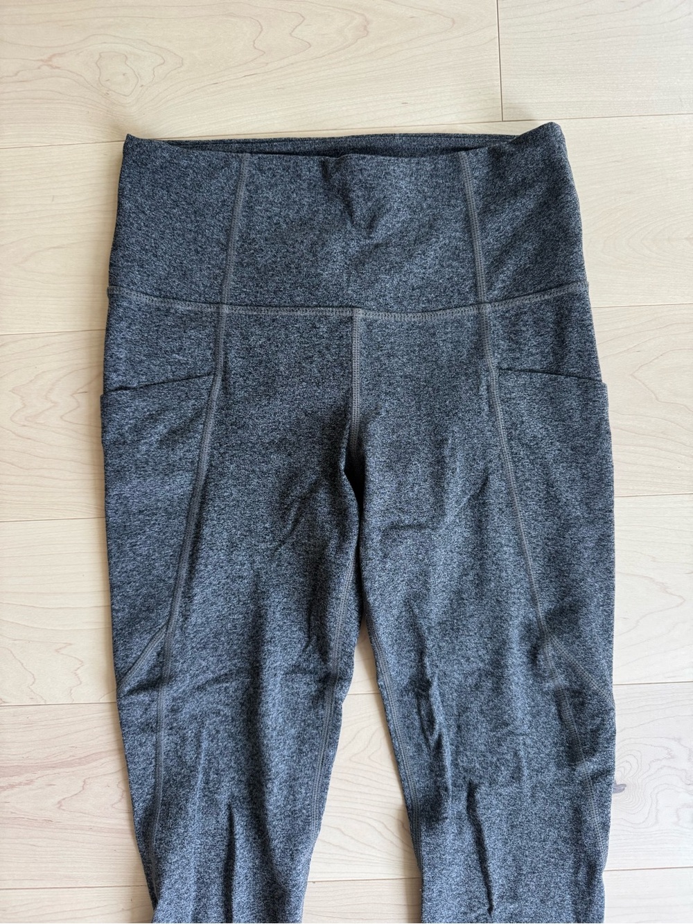 Athleta Dark Gray High-Waist Pocket Leggings
